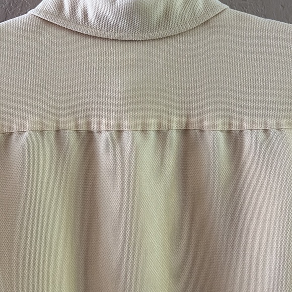 Joseph Abboud Men’s Short sleeves button down shirt yellow Large - Picture 11 of 11